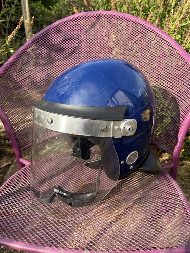 Police riot helmet genuine - ex,