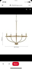 Wagon Wheel Chandelier, New