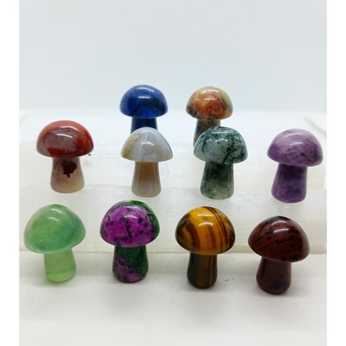 Crystal mushroom carving mini - mushroom,