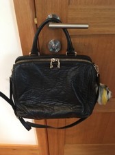 Zara Black Handbag Pom Pom