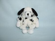 RUSS BERRIE & CO 7" DONATELLA DOG IN DALMATIAN COAT Cuddly Soft Beanie Plush Toy