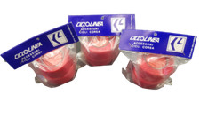 Three Packs Ciclolinea Vinyl Handlebar Tape (6 Rolls) Red Including Bar Ends NOS