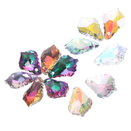 Pcs crystal maple leaf - 12,