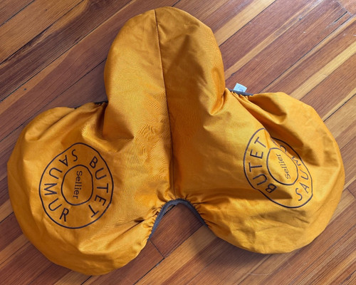 Butet gold fleece lined saddle - fleece,