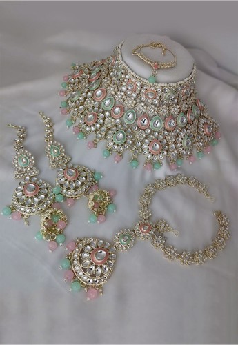 Indian pakistani polki gold - pakistani,