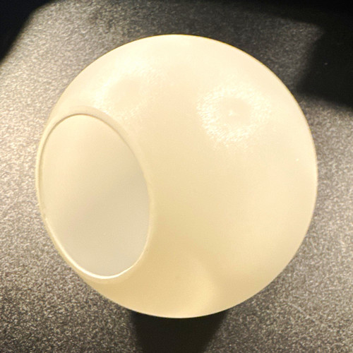 Frosted white glass - frosted, globe