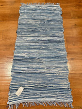 Woven Upcycled Denim Rag Rug