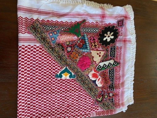 Hand embroidered jordanian - embroidered,