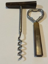 Vintage Bakelite Handle Set Of 2 Corkscrew And Bottle Opener