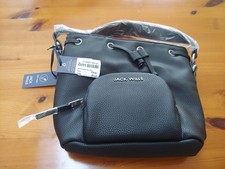 Jack Wills Black Vegan Faux
