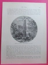 PICTURESQUE EUROPE WOODCUT -