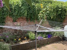 Brabantia 30m 3 Arm Rotary Clothes Line Drier With Cover