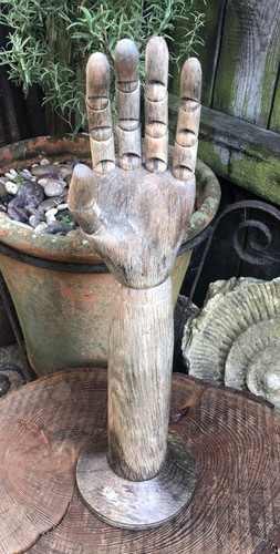 Wooden hand vintage 1920 s - hand,