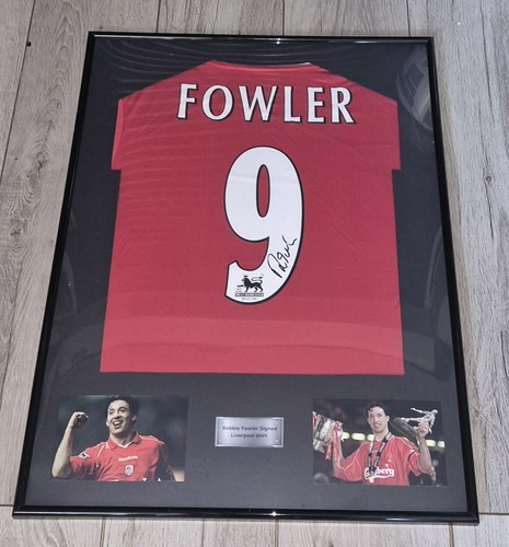 Signed football shirt fowler - signed,