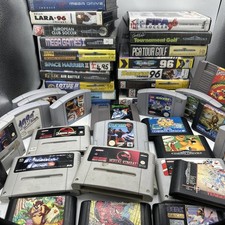 Job Lot Retro Games Sega Nintendo Gameboy Nes SNES N64 Mega Drive Bundle