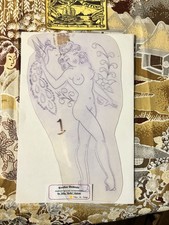 Vtg PINUP Acetate Tattoo