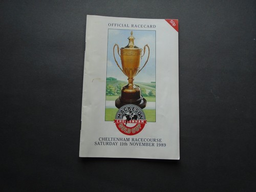 Racecard cheltenham mackeson - ,