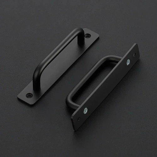 Black door pull handles - door,