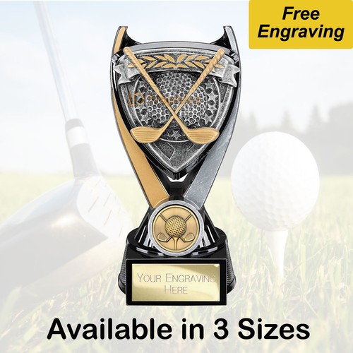 Golf trophies sizes free - golf, sizes,
