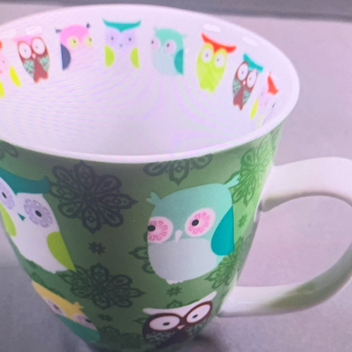 Creative tops owls owl green - owls,