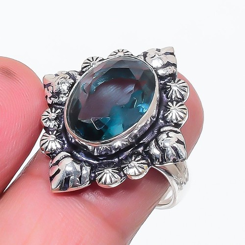 London blue topaz - gemstone, 925