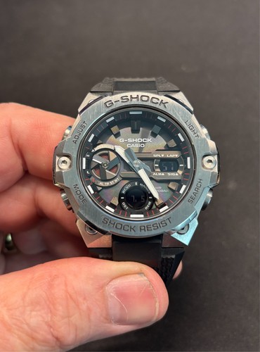 Casio shock black - black, men's