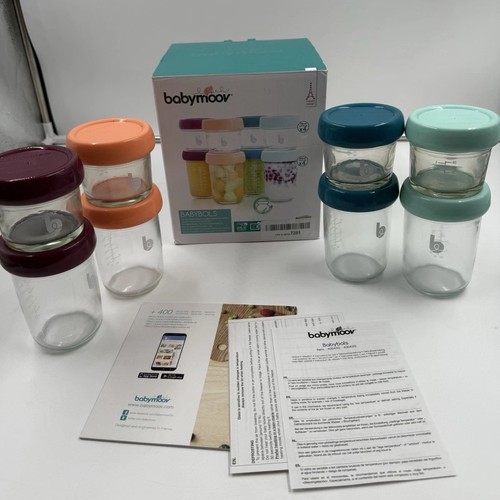 Glass baby food storage jars - baby,