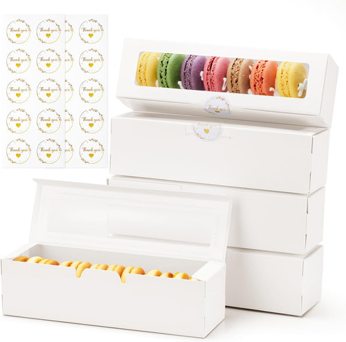 Pack macaron boxes with - pack,