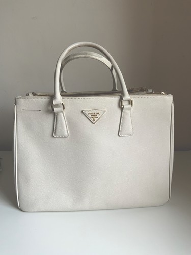 Prada saffiano white double - prada,