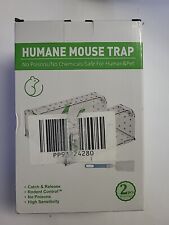 2PCS Mouse Trap Humane Live Catcher Rat Vermin Rodent Cage Pest REF A23