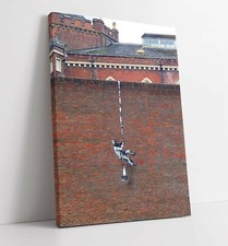 Banksy prison escape canvas - banksy,
