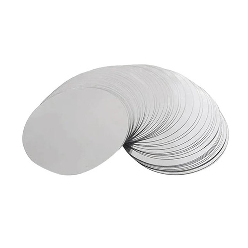 Wine pourer discs - silver, drip