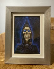 Death - Framed Terry Pratchett Print - Paul Kidby - From The Last Hero Book.