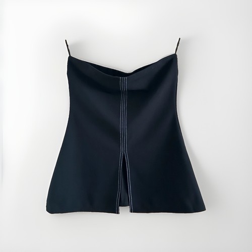Bnwot black strapless contrast - strapless,