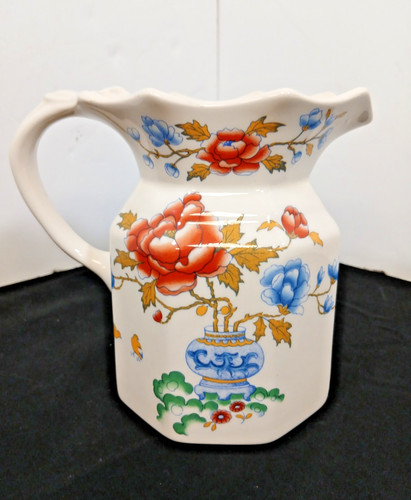Masons ironstone jug chinese - masons,