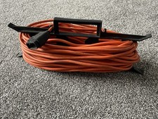 Extra Long 25 Metre Mains Power Cable Flex Lead & Plug Flymo Lawn Mower 2 Pin