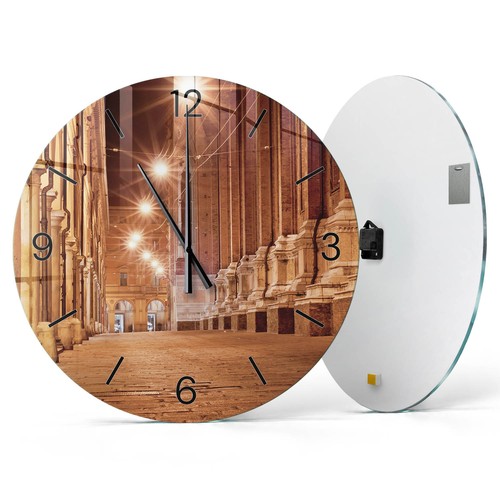 Decorative round glass wall - round,