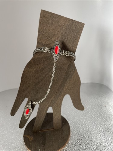Antique silver tone moroccan - tone,