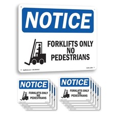 Forklifts Only No Pedestrians