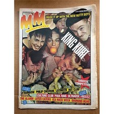 KING KURT MELODY MAKER MAGAZINE OCTOBER 15 1983 - KING KURT COVER WITH MORE INSI