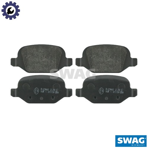 Brake pad set - set, disc