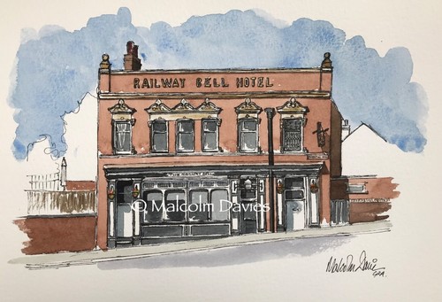 Pen wash watercolour - pen,