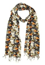 Cotton Floral & Skull/Skulls