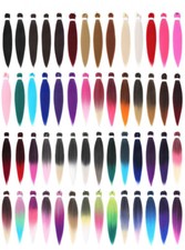 Pre Stretched Braiding Hair Extensions CyberloxShop Braids Dreads Ombre Plaits