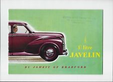 1951 Jowett Javelin car brochure