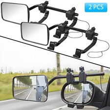 2x Clip-On Towing Mirrors