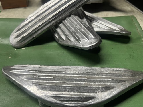 Aluminium sidecar step - aluminium, dnepr