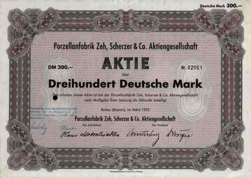 Zeh scherzer 1953 - scherzer, rehau