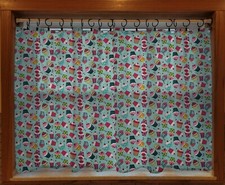 Teal Cupcake Ring Top Valances