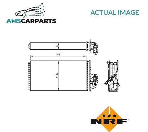 Heater radiator exchanger lhd - exchanger,